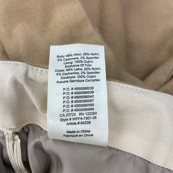 WILFRED Aritzia Wool Wrap Front Mini Skirt Sz 0 - Picture 3 of 6